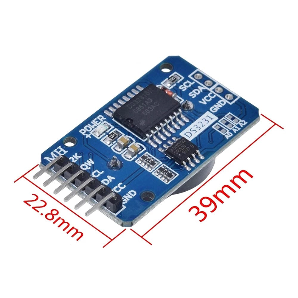 DS3231 Hassas RTC ve 24C32 EEPROM Modülü