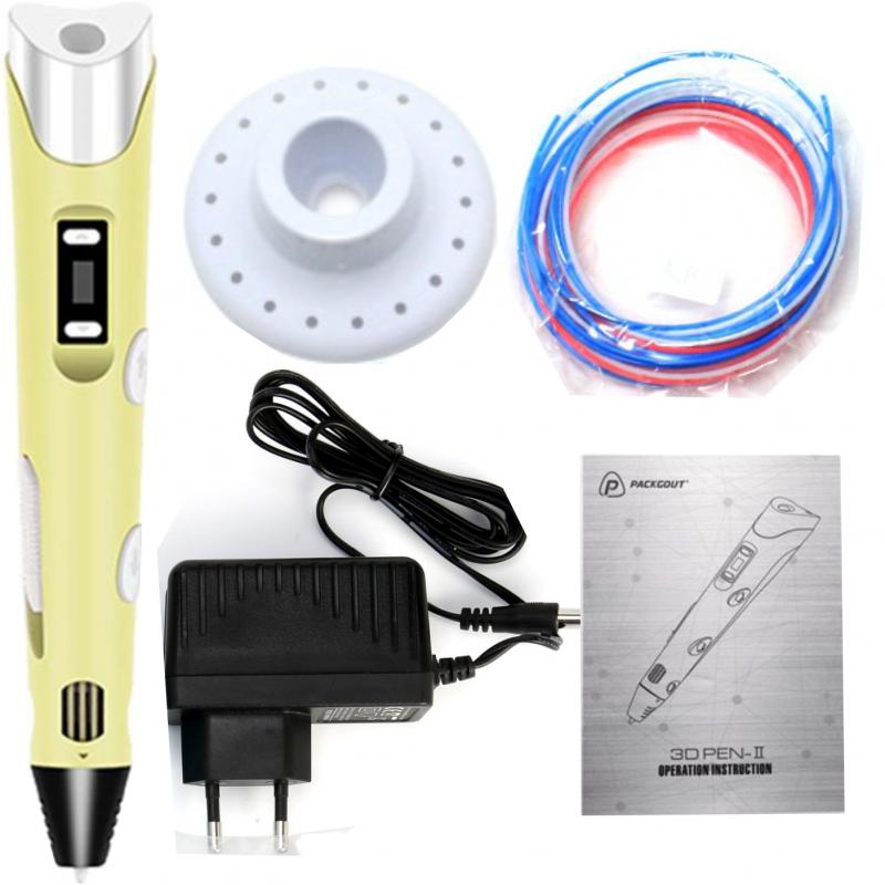 SARI 3D Kalem Yazıcı+10 renk 40 metre (10x4metre) PLA Filament