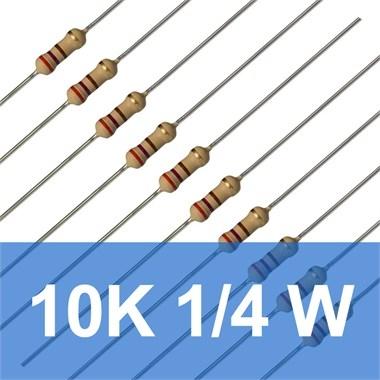 10 adet 10k Direnç (1/4 Watt)