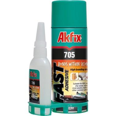 Akfix Çok Amaçlı Hızlı Yapıştırıcı Seti 705 200 ml/50 gr