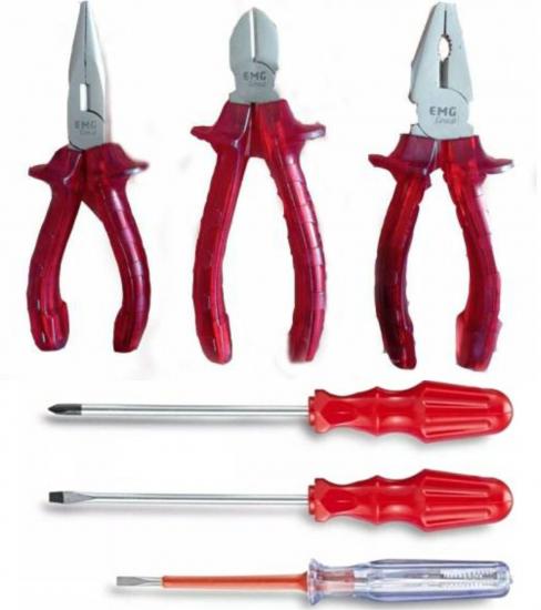 Yan Keski + Karga Burun + Pense + 3 lü Tornavida Set