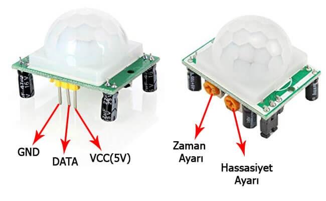 PIR Hareket Sensörü (HC-SR501)