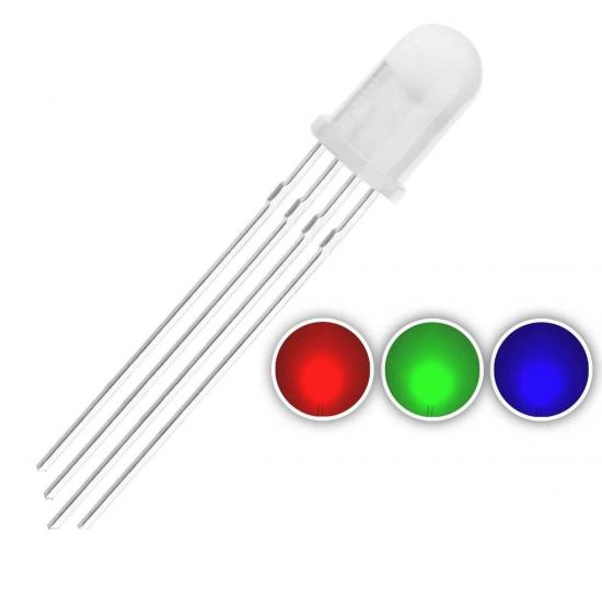 5 adet 5mm RGB Led (Ortak Anot)