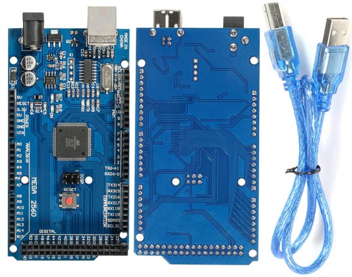Arduino MEGA 2560 R3 Klon + USB Kablo - (USB Chip CH340)