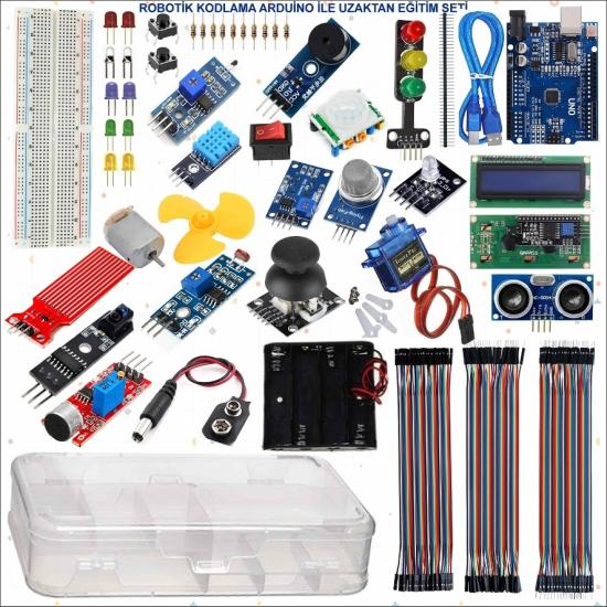 Eğiteklab Robotik Kodlama Arduino Uzaktan Eğitim Seti